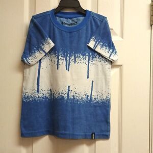 🩷TONY HAWKS Boys Color Running Tshirt Blue/White, Size S (8)